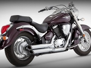 V&H Twin Slash Staggered - M800, M50 (2010>)