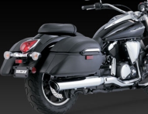 V&H 2 into 1 Slash Slip-on - XVS950