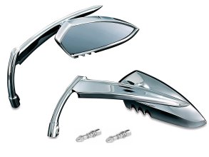 (For Harley Davidson) Kuryakyn Scythe Mirrors (Pair) [K1449]