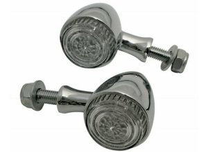 Chrome Bullet Clear LED Indicators [203-200]