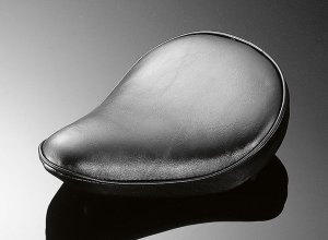Black Plain Solo Seat (24.5cm Wide) [53-180]