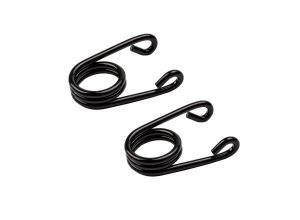 Black 2.5 inch (6.5cm) Scissor Springs (Pair) [53-205B]