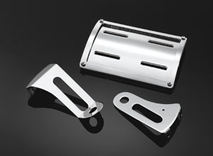 Chrome Curved Side Mount Plate Surround [59-061 & 59-0603]