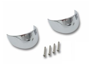 Chrome ABS Plastic Indicator Visors (Pair) [664-051]