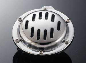 Chrome Metal 12V Horn [69-125]