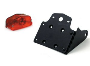 Chrome Side Mount Licence Plate Bracket and Tail Light [903357901852]