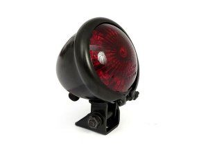 Black Fender-Mounted LED Tail Light (Red Lens) [913872]