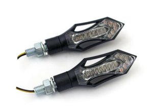 Black All-In-One LED Indicators With Tail Lights (Pair) [943884]