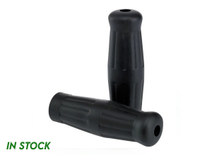 7/8 inch (22mm) Black Rubber Vintage Grips [M010576]