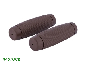 1 inch (25.4mm) Brown Cafe Style Rubber Grips [M120845]