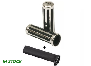 Chrome Grips With Throttle Tube [M505909]