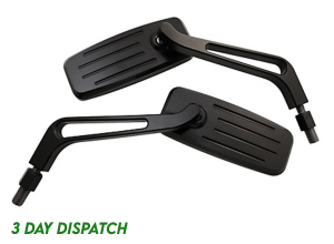 Black CNC Aluminium Mirrors [M896913]